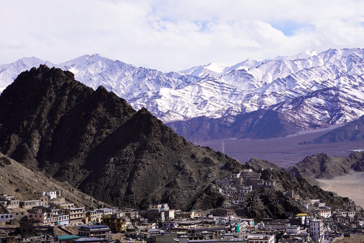 Ladakh - Village Beneath the Peaks