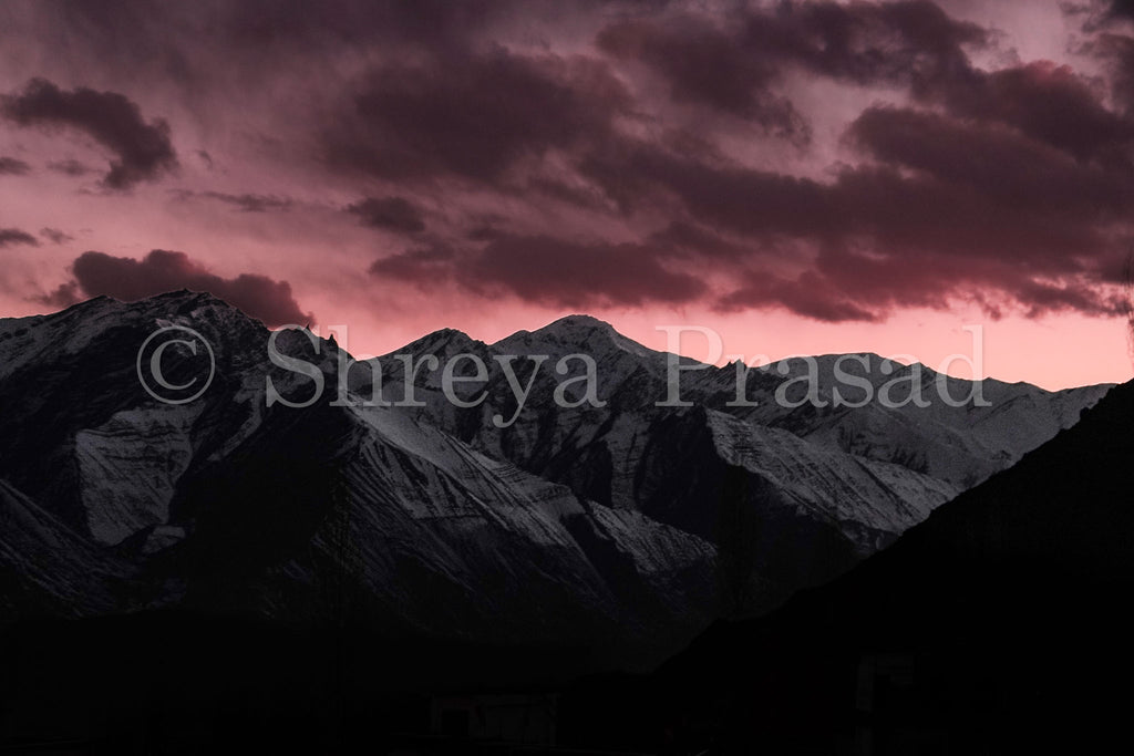 Ladakh - Sunset Over Leh